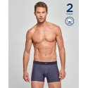 Pack 2 Boxers Cotton Stretch